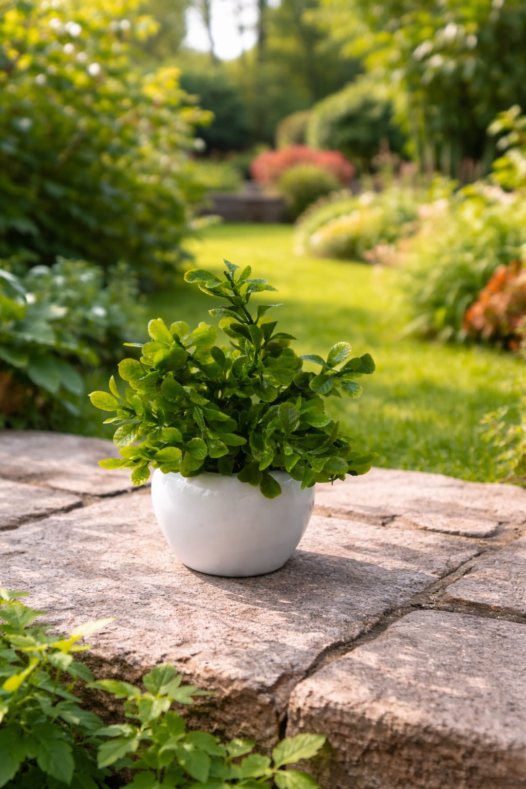 Vstylehunt Mini Zen Bonsai Plant | Small Artificial Plant | Home & Office Decor