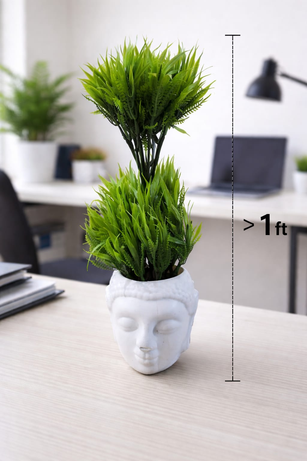 Vstylehunt Zen Buddha Large Plant Decor | Large Artificial Plant