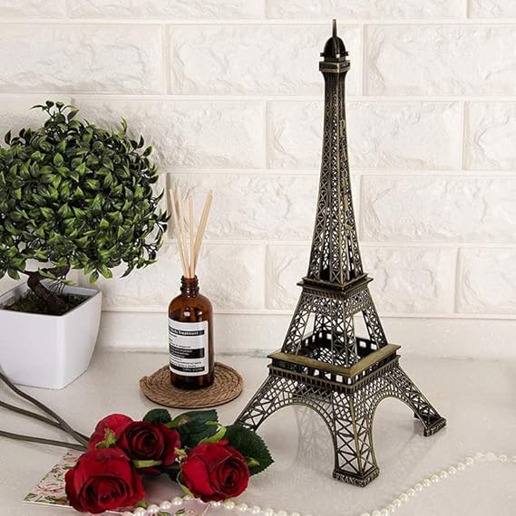 Vstylehunt Paris Eiffel Tower Showpiece | Metal Miniature Statue | Home & Office Decor