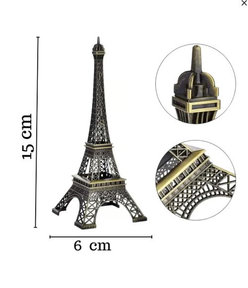 Vstylehunt Paris Eiffel Tower Showpiece | Metal Miniature Statue | Home & Office Decor