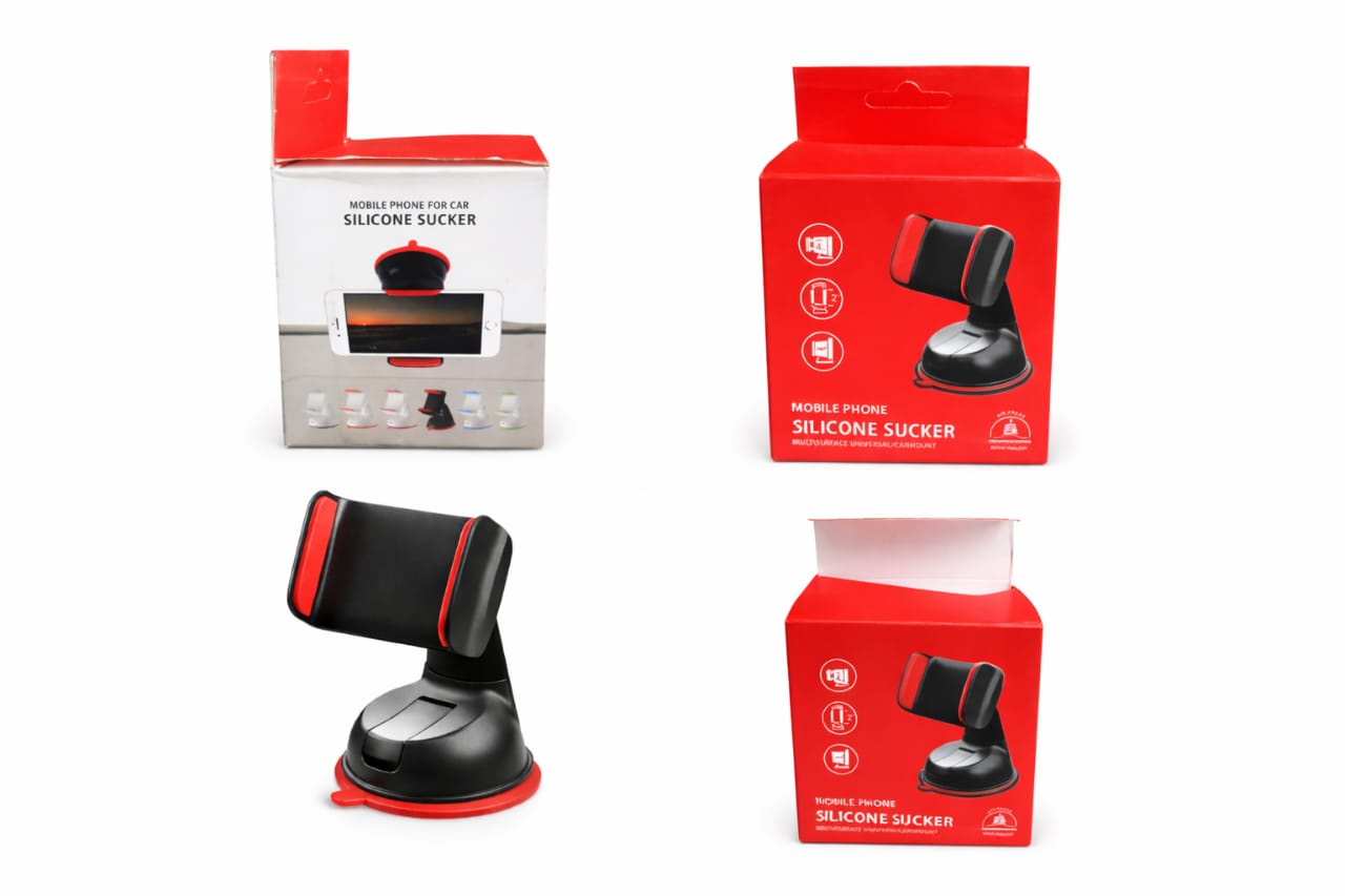 Car Dashboard Mobile Holder With Strong Suction Cup – 360° Rotatable Car Phone Mount, Universal Dashboard Mobile Stand for Car, Anti-Slip Adjustable Smartphone Holder with Powerful Vacuum Suction, Stable Car Mobile Holder for GPS Navigation, Hands-Free Calling & Safe Driving In Multicolor (Copy)