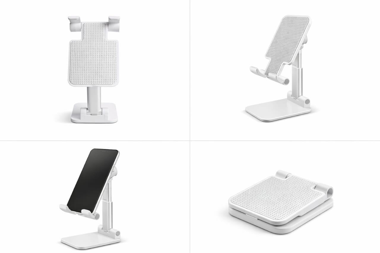 Vstylehunt SmartStand Mobile Holder for Desk | Adjustable Phone Stand | Foldable Desktop Stand