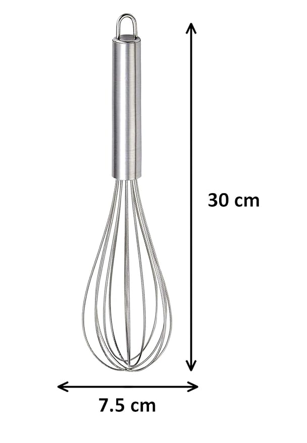 Vstylehunt ProMix Kitchen Whisk | Stainless Steel Beater | Egg, Cake & Batter Mixer